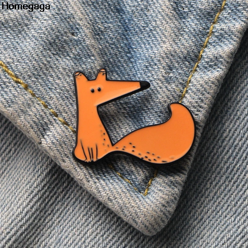 

Homegaga Little prince fox Zinc alloy pins badges para shirt bag clothes backpack shoes brooches badges medals decorations D1918