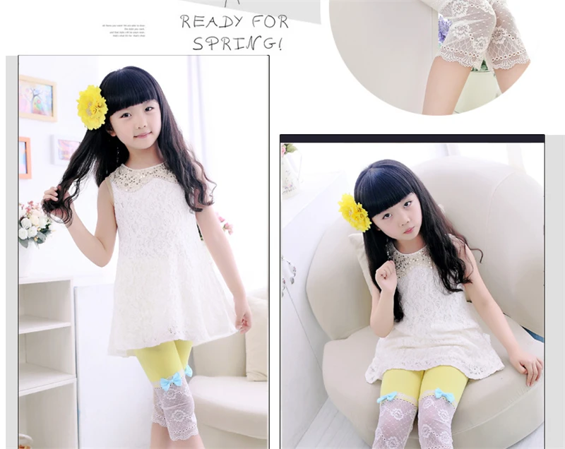 toddler girls child legging with lace07