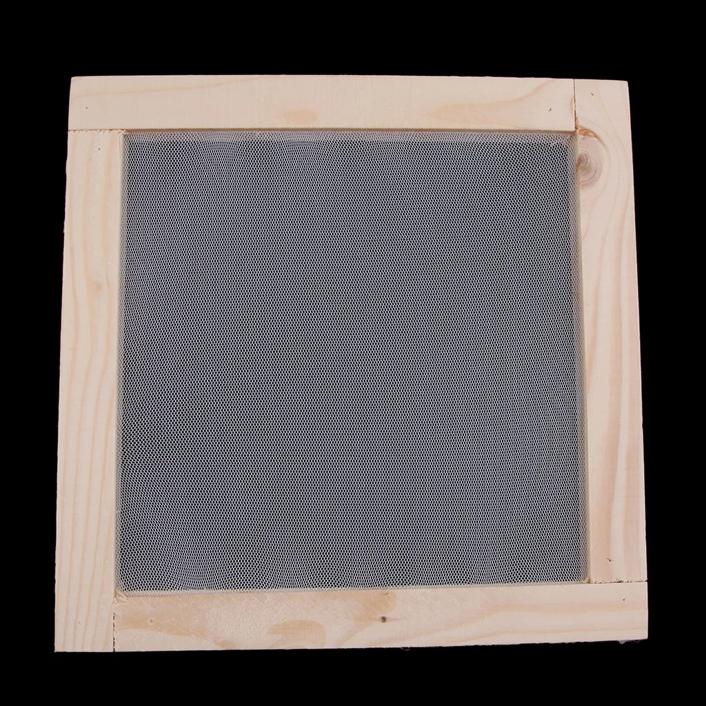 Wooden Paper Making Mold Papermaking Mould Frame Screen Tools for Paper Handcraft DIY Paper Craft