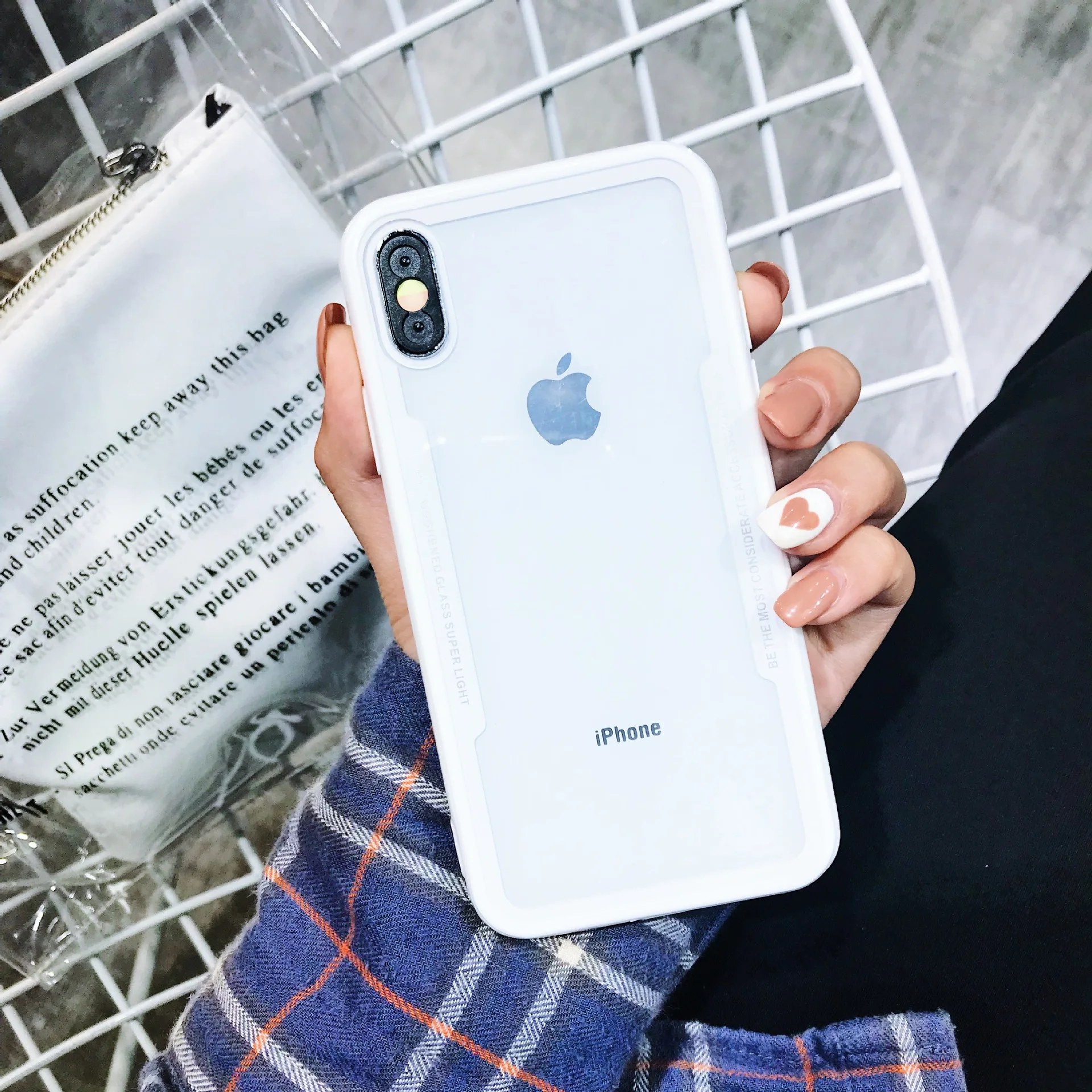 Роскошный чехол из закаленного стекла для телефона Iphone11 6S 7 8Plus X XR XS Max прозрачный
