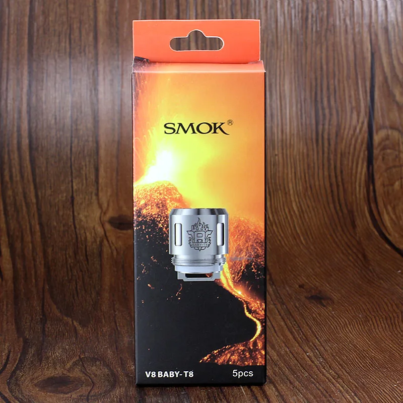 Original Smok TFV8 Baby Coil Q2 M2 T8 T12 Strip X4 T6 Mesh For SMOK TFV8 BIG BABY TFV12 Baby Prince Tank Fit For Smok Mag X Priv Original Smok TFV8 Baby Coil Q2 M2 T8 T12 Strip X4 T6 Mesh For SMOK TFV8 BIG BABY TFV12 Baby Prince Tank Fit For Smok Mag X Priv