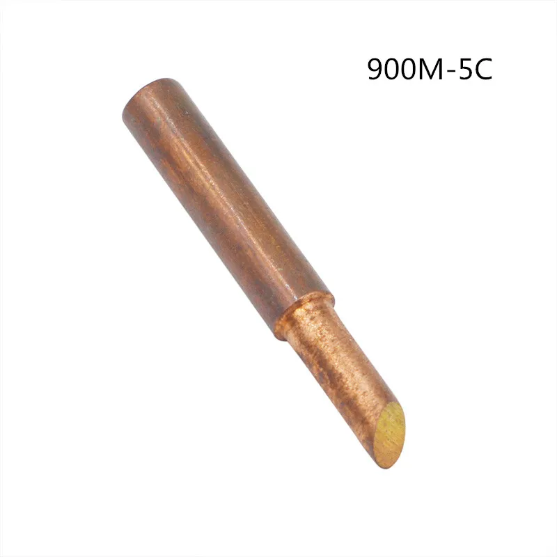 

900M 5C Pure Copper Soldering Iron Tip Lead-free Welding Sting For Hakko 936 FX-888D Saike 909D 852D+ Soldering Iron Station