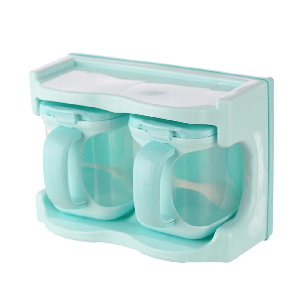 Приправа коробка для хранения контейнерная приправа пластмассовые для приправ банка солонка шейкер ароматизатор контейнер для хранения еды кухня di LAD-распродажа
