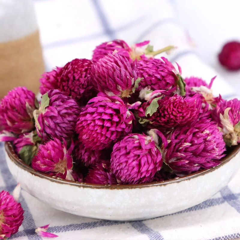 Сушеный цветок gompphrena Globosa натуральный шар Amaranth для ювелирных изделий из смолы
