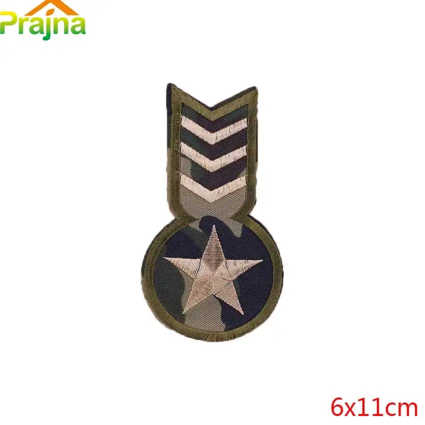 ВОЕННЫЙ ЗНАЧОК Prajna Железный на патч тактические Parches военные Bordados Armmy наклейки