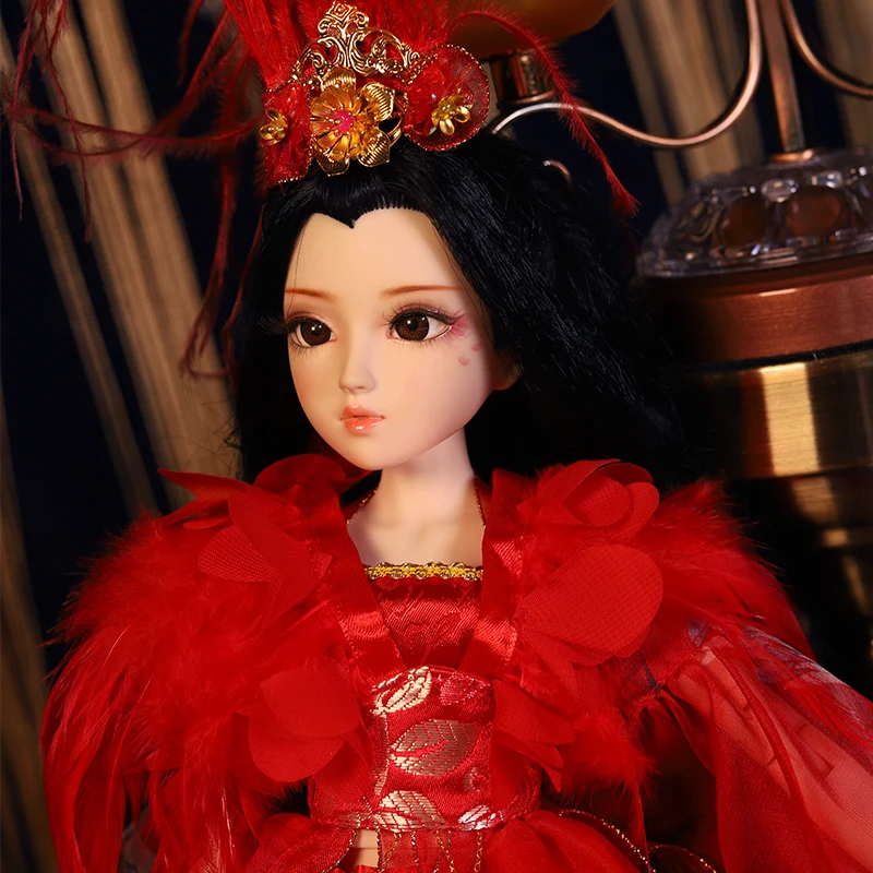 Fortune дней дневник queen 1/4 BJD Кукла Совместное тела JINWEI с косметикой, включая одежду обувь волос Изысканная Подарочная коробка игрушка, циклическая запись, SD