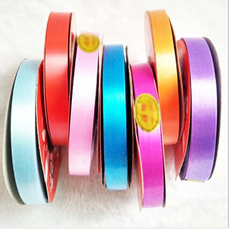 1 Set Foil Helium Balloon Ribbon Wedding Birthday Party Decoration Air Balloon Wrapping Tape Balloon Rope Random Color Festive