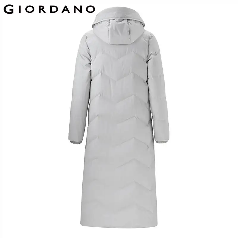 Kopen Giordano Vrouwen 90% Down Jacket Winter Waterdicht Vrouwen Down Jas Machine Wasbaar Moncler Femme Lange Lengte Chaqueta Mujer
