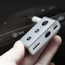 V4.2 автомобильный музыкальный ресивер с громкой связью, Bluetooth, 3,5 мм, AUX CD-плеер, аудио адаптер, используемый для всех аудиовхода, для ТВ, ПК, проектора, ipad