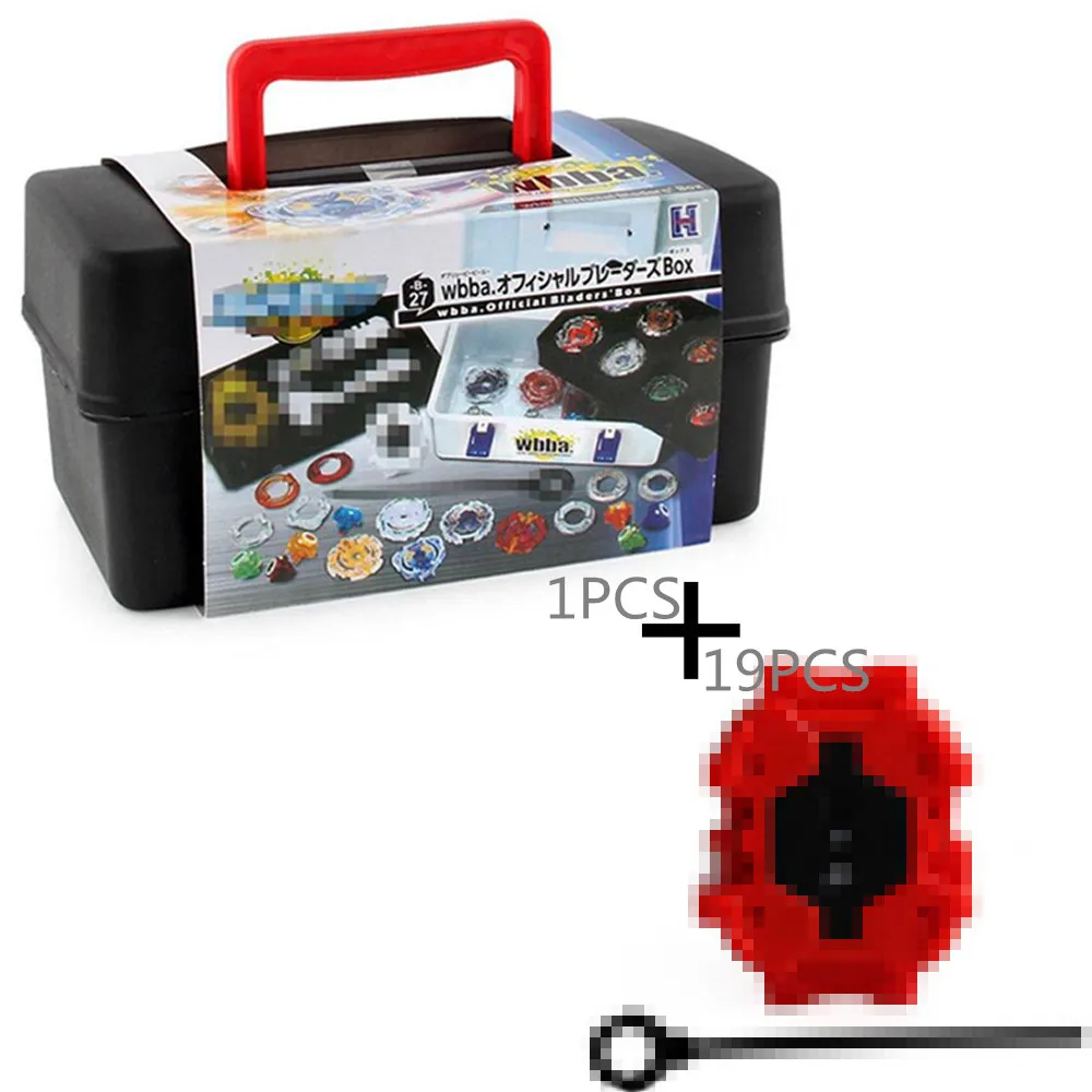 

Portable Spinning Top Burst Gyro and Launcher Receiving Box Storage Case w/ Foam With Launcher Spinning Top Toys Accessory