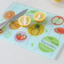 35*25 см Антимикробная разделочная доска из закаленного стекла Разделочные Блоки для овощей фруктовая кухонная доска