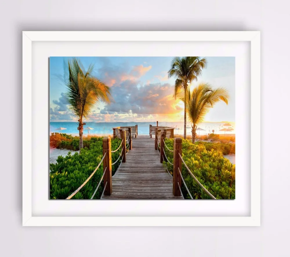 Набор для рукоделия алмазная вышивка летний пейзаж морская икона 3D Алмазная