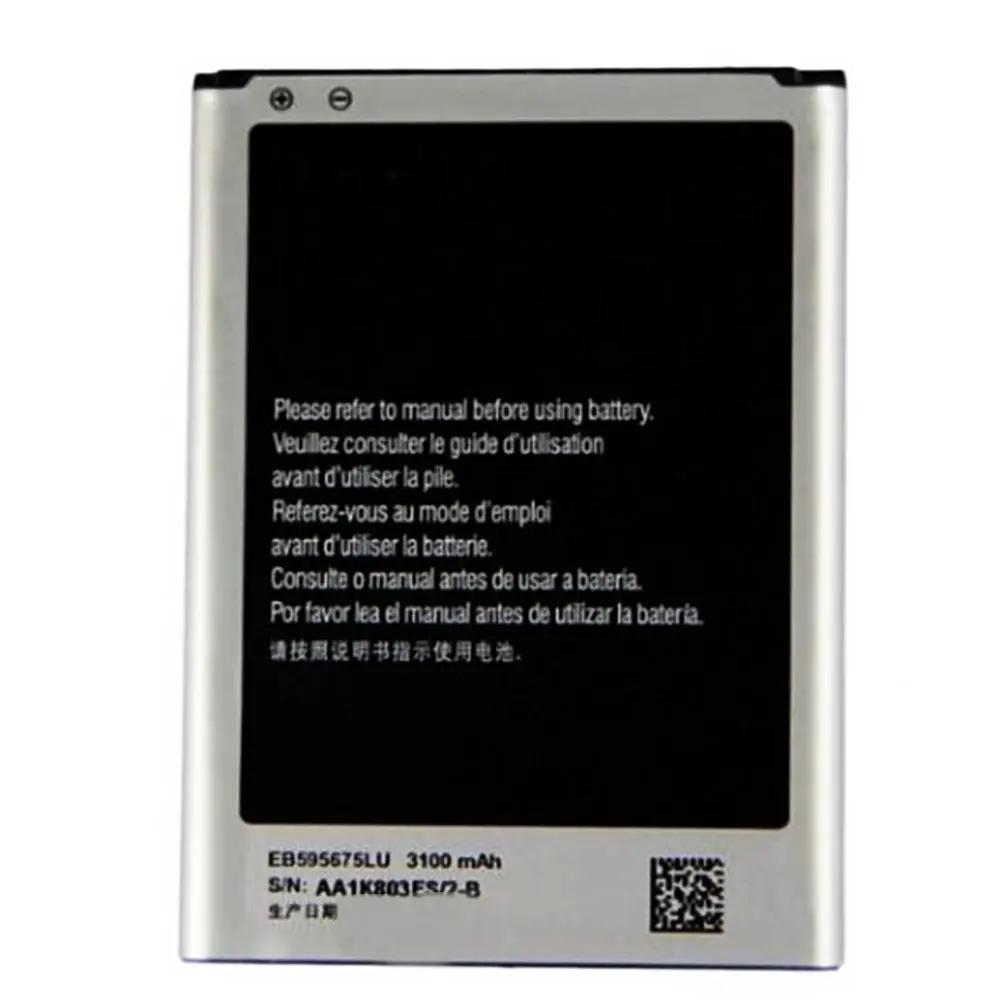 Сменный аккумулятор EB595675LU 3100 мАч для Samsung Galaxy Note 2 N7100 N7102 N719 N7108 N7108D NOTE2 мобильный