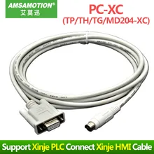 TP-XC TH-XC TG-XC MD204-XC для Xinje HMI Сенсорная панель подключения Xinje ПЛК Коммуникационный кабель XVP кабель