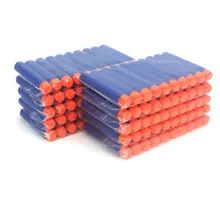 Новинка 100 шт. 7,2 см пистолет мягкая голова заправка бластеры детские игрушки Дартс для n-strike Элитной серии