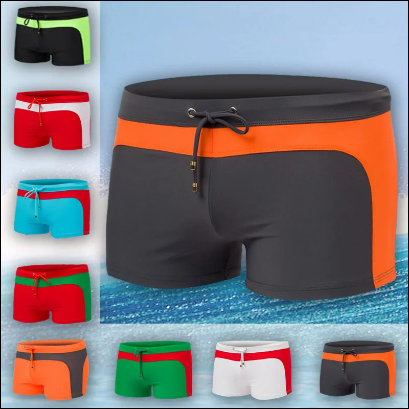 2014 new Men's Swimming Swim Trunks Shorts fashion Swimwear men XL XXL