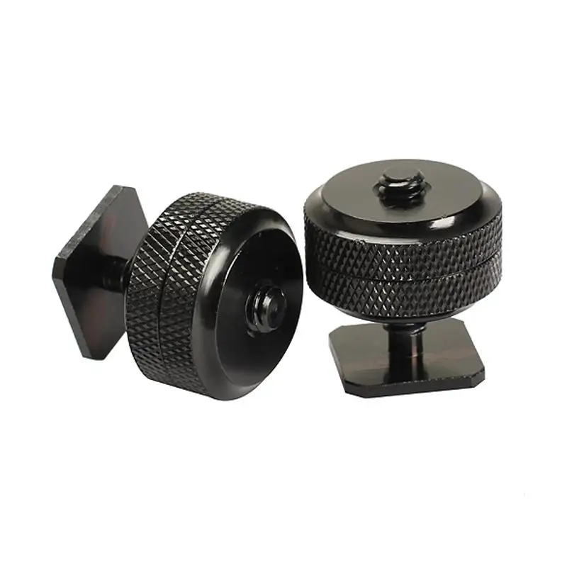 

2PCS 1/4 Inch Tripod Screw To Camera Flash Hot Shoe Mount Adapter Holder Mount Photo Studio Accessories