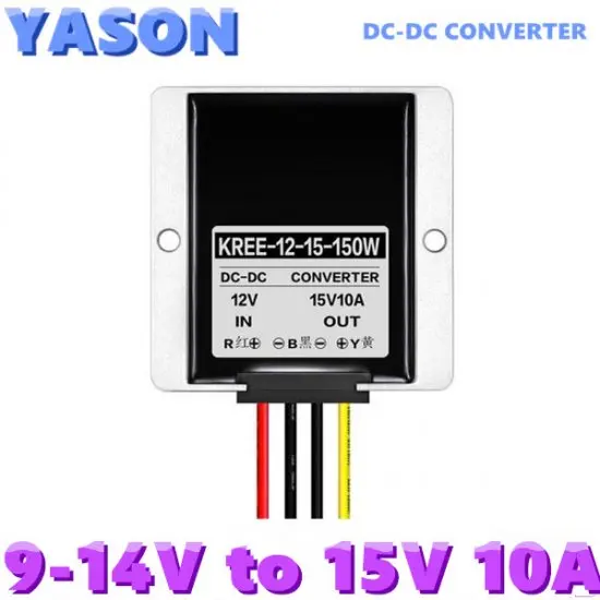 все цены на DC-DC converter DC12V(9-14V) to DC15V 10A 150W онлайн