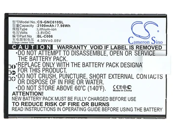 

Cameron Sino 2100mAh Battery BL-C006 for GIONEE C610
