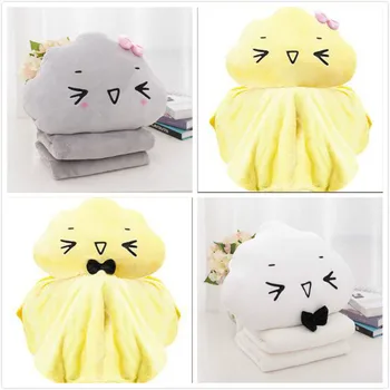 

Cushion Blanket cushion dual purpose multi-function clouds blanket cartoon plush child adult sofa bed home car Dec FG660