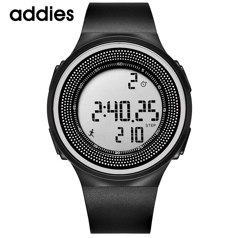 

Men Watches LED Digital Pedometer Watch Black Male WristWatches 50m Waterproof Sports Electronic Watch For Men Relogio Masculino