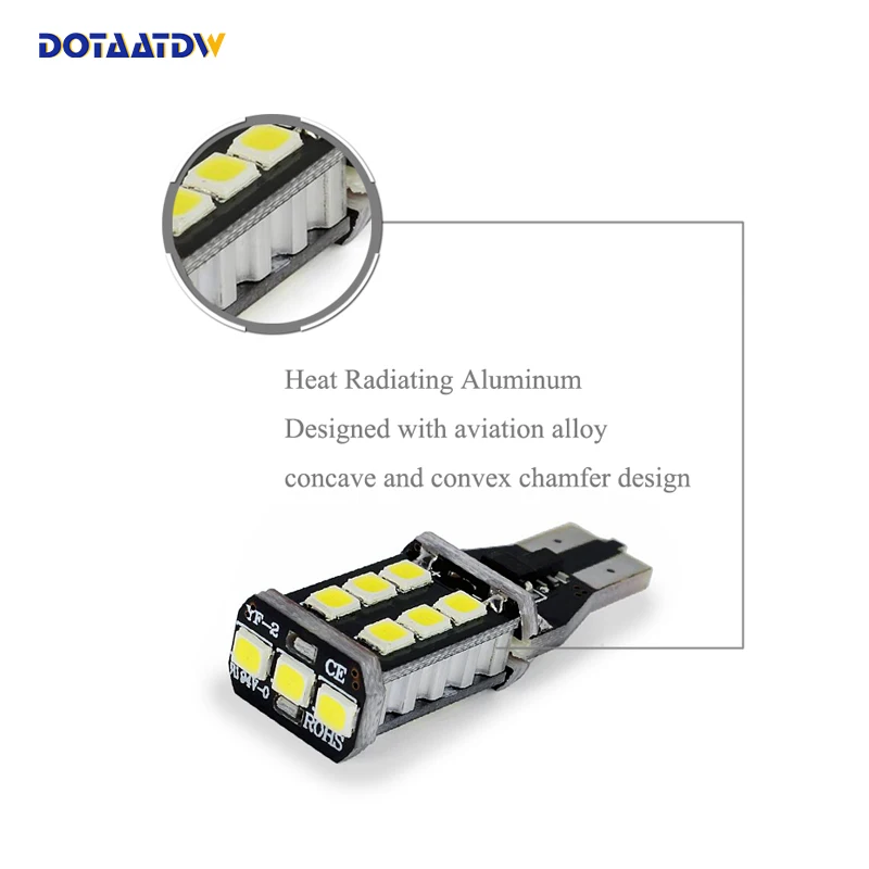 DOTAATDW 1x обратный светильник 921 912 T15 W16W для kia rio k2 3 подлокотник ceed sportage sorento cerato soul