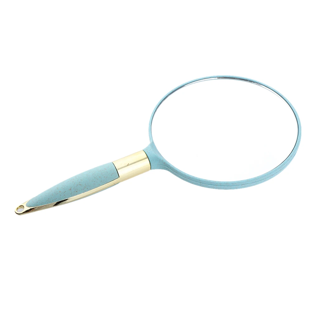Portable Plastic Handheld Mirror For Vanity Makeup Home Salon Travel