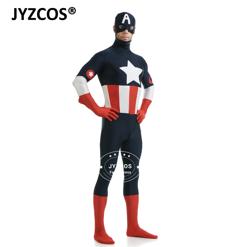 JYZCOS Adult Captian America Costume (7)