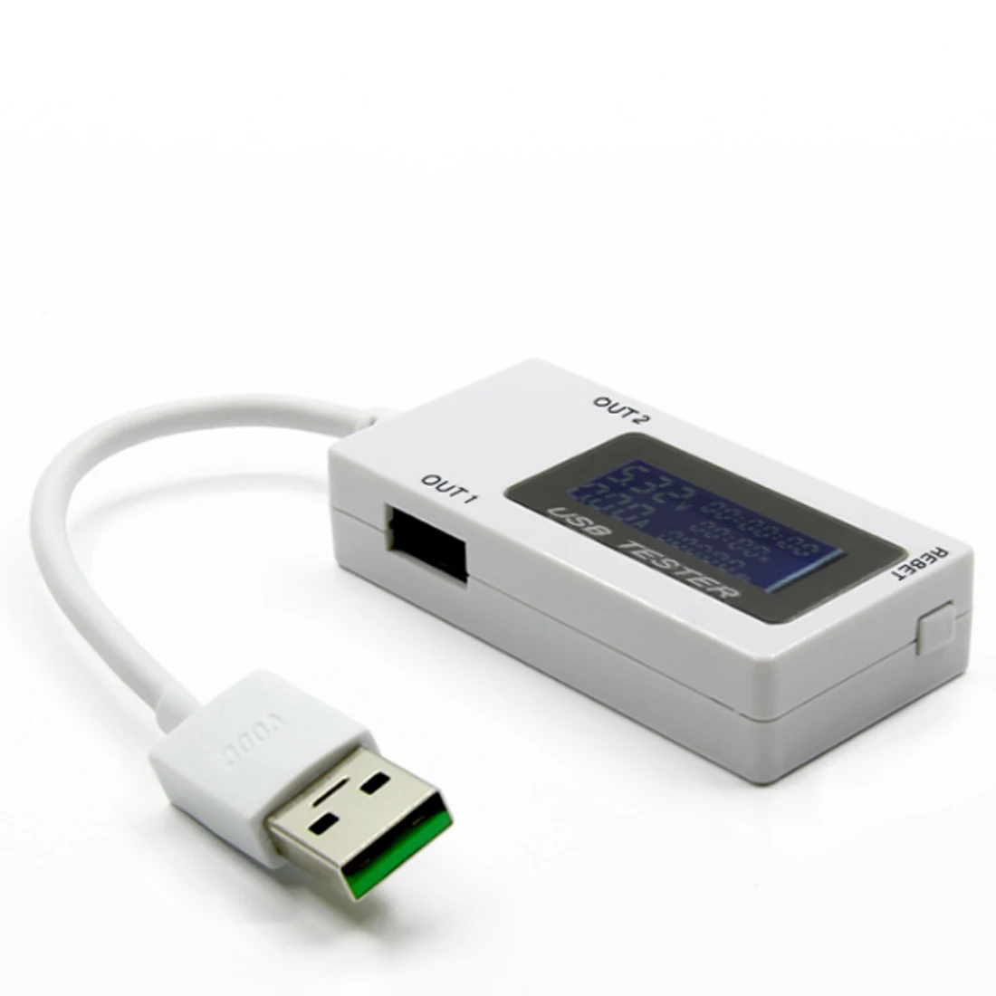 Dual USB Tester DC 4 30V Digital Voltage And Current Meter Ammeter Charging Tester USB Fast