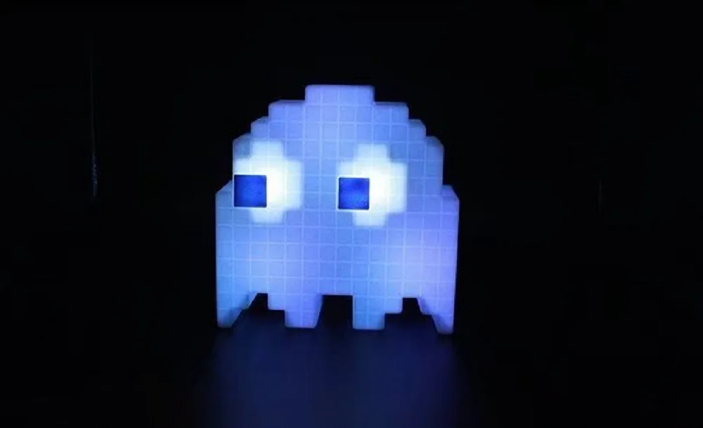 Детский ночной Светильник Pac Man, милая лампа с usb-портом, Светодиодный настольный светильник, идеально подходит для детской комнаты, спальни, гостиной