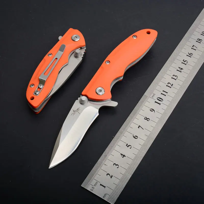 

Hysenss Mantis Shootey Tactical Folding Knife D2 Blade G10 Handle Outdoor Camping Hunting Survival Pocket EDC Tools