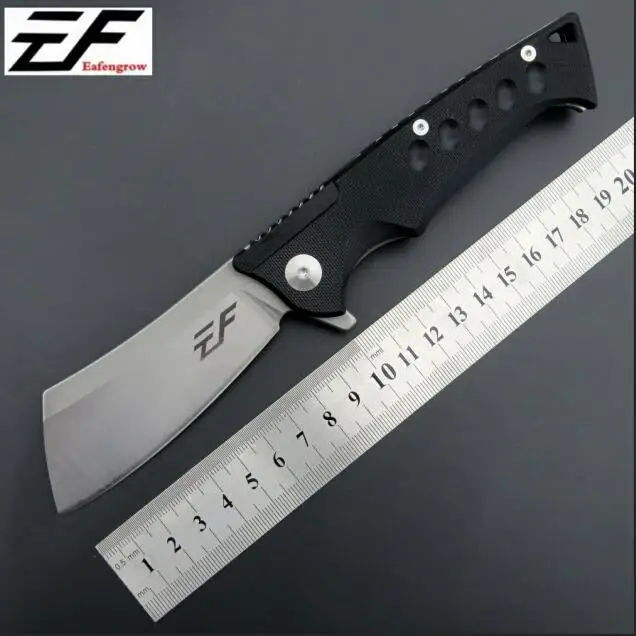 Eafengrow EF78 58-60HRC D2 лезвие G10 ручка складной нож для выживания, инструмент для кемпинга, карманный нож для охоты Тактический уличный инструмент EDC - Цвет: A1