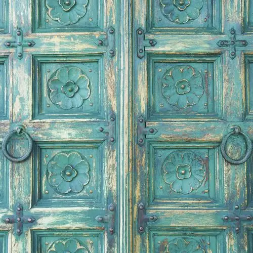HUAYI Art Fabric Cloth Photography Backdrop Old Vintage Door Thin Art fabric Photography Backdrop Old Vintage Door Newborns Kids Printed background weathered wooden door D - HUAYI Art Fabric Cloth Photography Backdrop Old Vintage Door