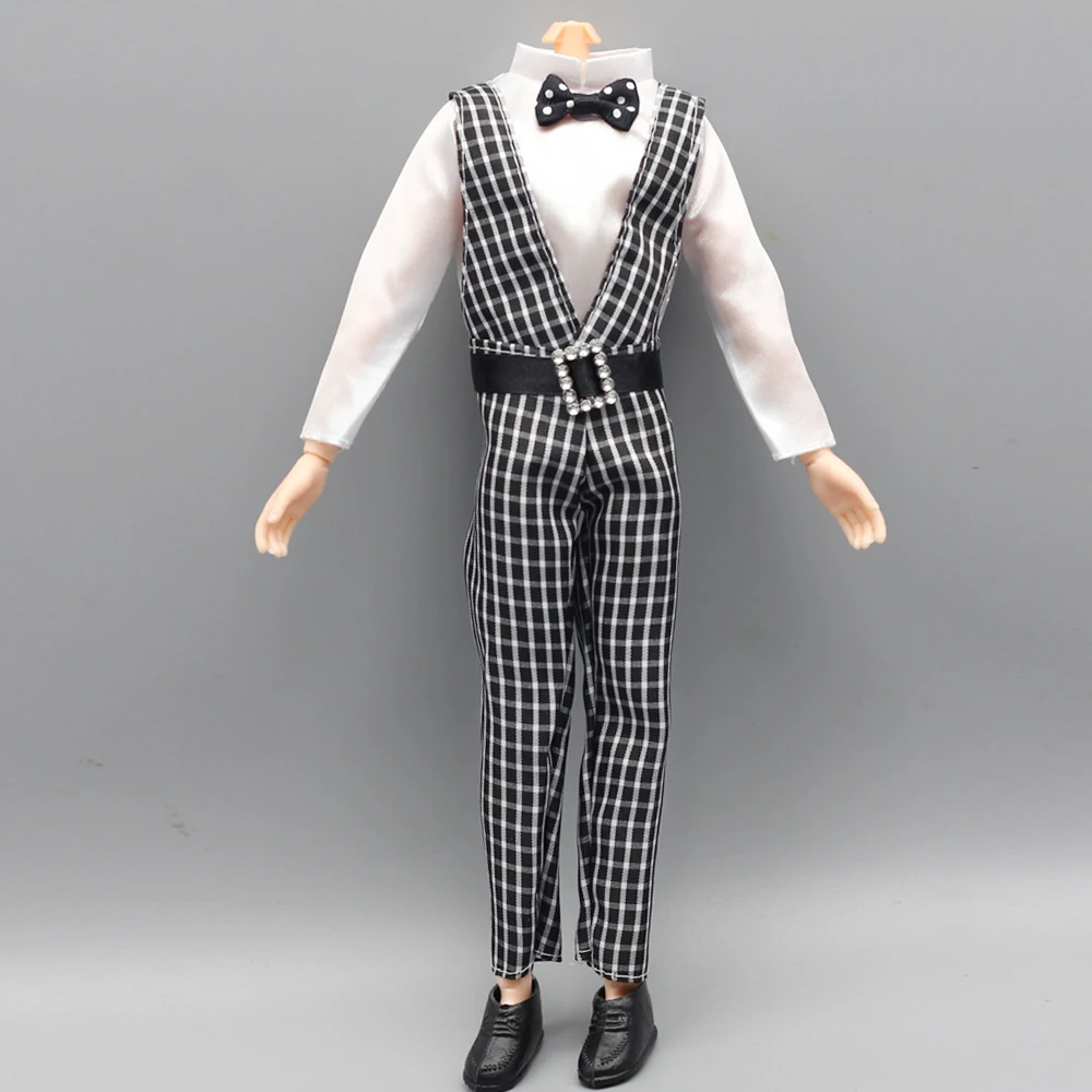 

New Prince Ken Fashion Suit Doll Clothes Cool Outfit For Doll Boy KEN Doll Best Children's Birthday Presents Gift
