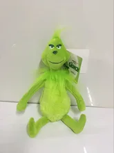 2018 New Arrival Movie The Grinch Plush Toy Grumpy Grinch Dog Cut Cartoon Grinch Christmas Geek Stuffed Doll Toys Kids Gift 1pcs