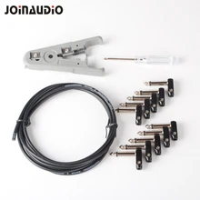 JOINAUDIO Производительность Серии инструментальные кабели DIY для электрогитары, бас-гитары, pro аудио(длина кабеля 2 м