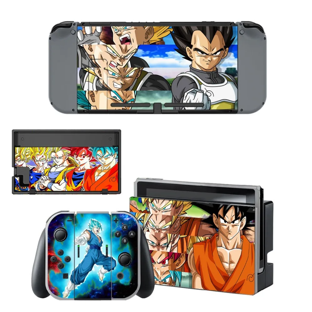 Новая наклейка из кожи Dragon Ball для Nintendo Switch NS Console Gamepad, геймпад, игровая наклейка, Виниловая наклейка