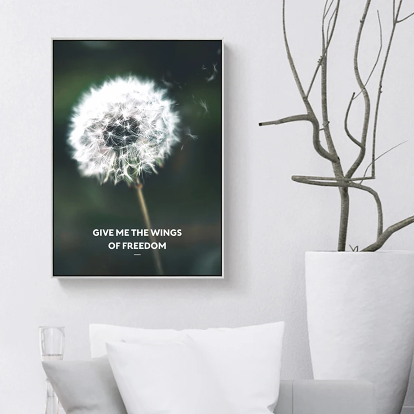 Dandelion decorative painting for living room
