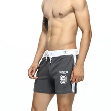 Мужской с принтами с буквами из хлопка Домашняя одежда для мужчин на открытом воздухе спортивные шорты для бега мужские фитнес спортивные шорты для тренировок