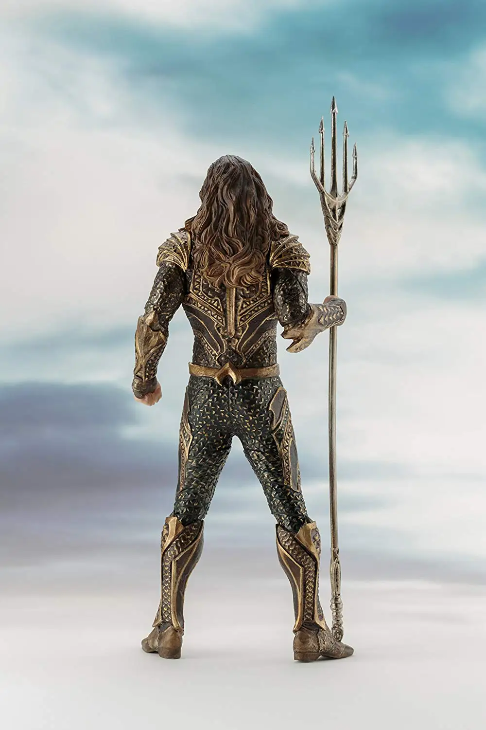 New Comic Film DC Super Hero Statue Justice League Aquaman Orin with Trident Koto Figure Model Toys