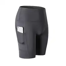 Пикантные Для женщин спортивные Шорты с высокой талией спортивные тренировки тренажерный зал Фитнес Йога леггинсы трусы спортивные дышащие