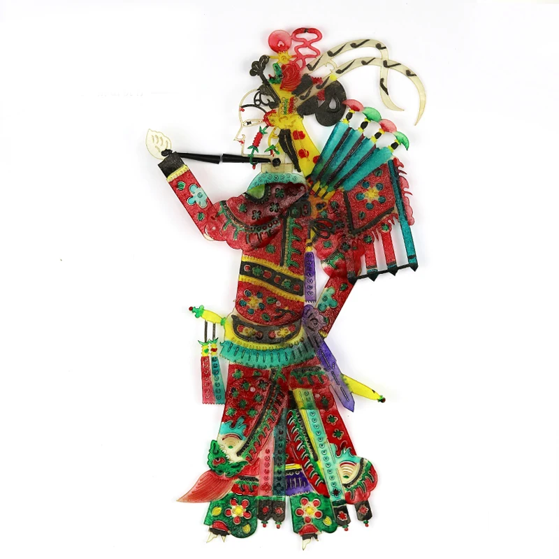 

Dynamic shadow puppet Children fun doll Film and television character toy Shaanxi leather doll handicraft China movie Play Props
