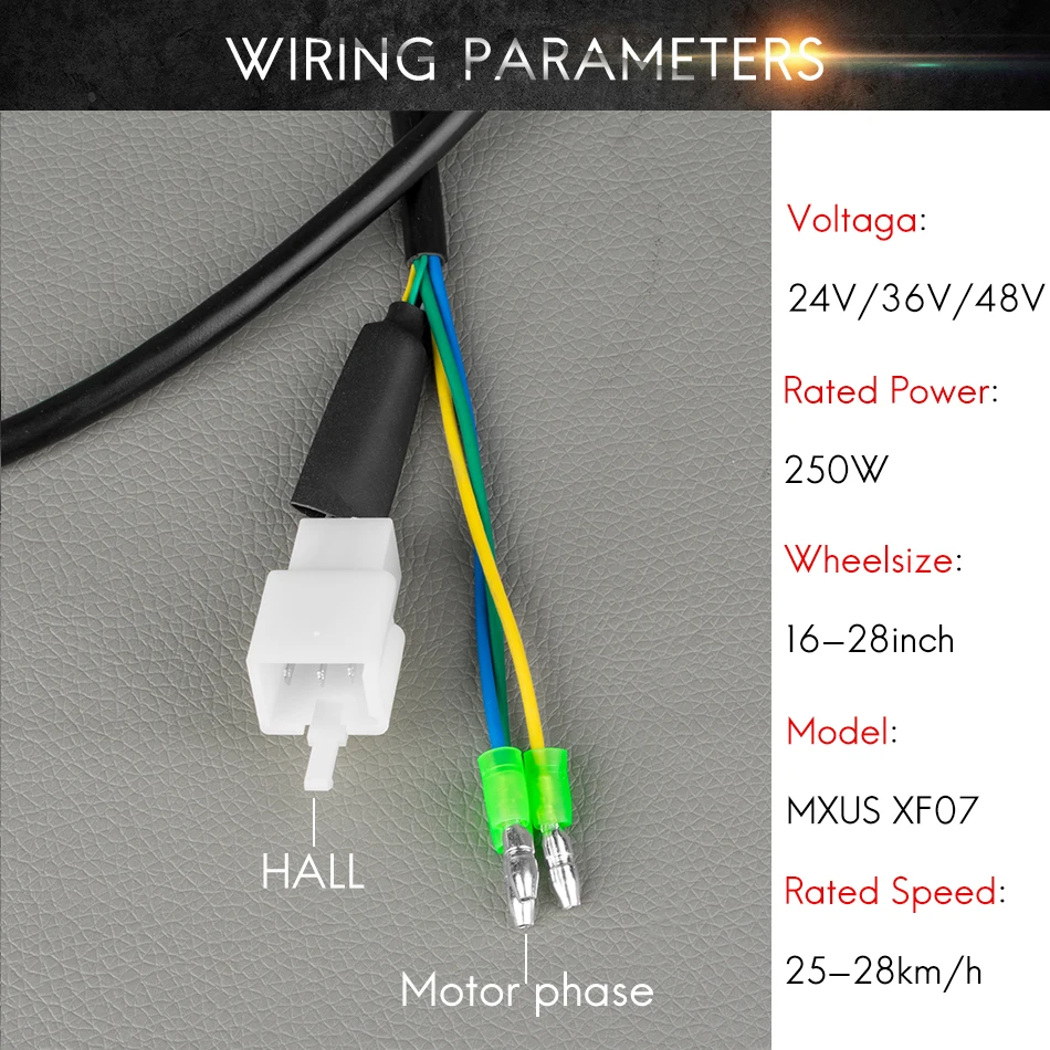 Perfect XF07 24V 36V 48V  250W 350W  Bicicleta Eletrica Front Motor Wheel Brushless Dc Motor for Electric Bicycle Conversion kit 3 Perfect XF07 24V 36V 48V  250W 350W  Bicicleta Eletrica Front Motor Wheel Brushless Dc Motor for Electric Bicycle Conversion kit 3