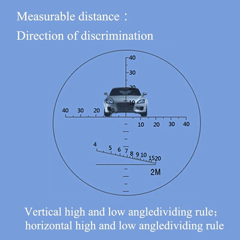 Открытый монокулярный бинокль с дальномером водонепроницаемый телескоп измеритель расстояния Тип Монокуляр для пешего туризма путешествия