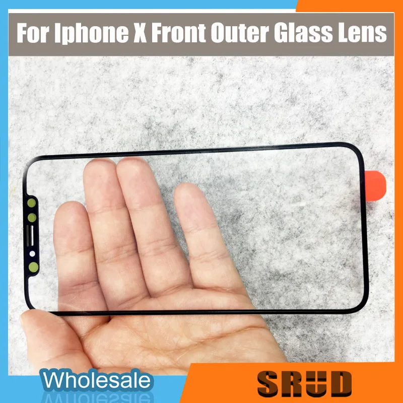 5.8'' For iPhone X Front Screen Outer Glass Len with OCA Adhesive Assembly for Touch Panel Replacement Repair Parts | Мобильные
