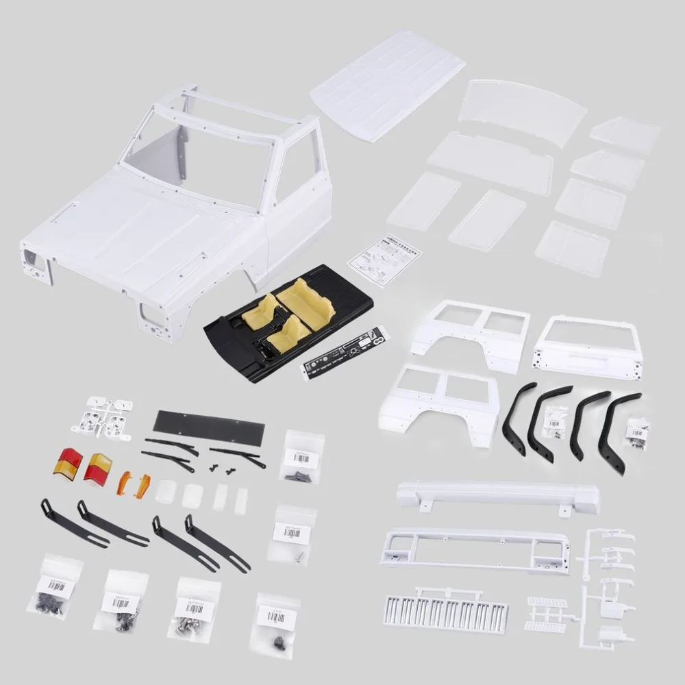

AX-313 12.3inch/313mm Wheelbase rc Car Body Shell for 1/10 RC Truck Crawler Parts Toy DIY Kit Axial SCX10 & SCX10 II 90046 90047