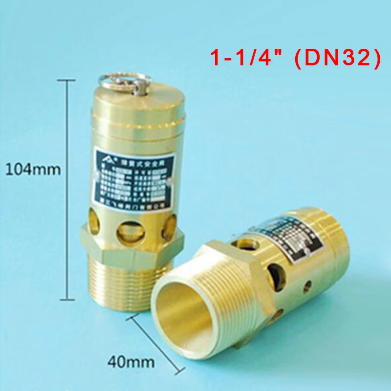 1/" 3/4" " 0.8Mpa 1.6Mpa клапан с наружной резьбой вытяжной кольцевой клапан безопасности для воздушного компрессора винтовой машины котла