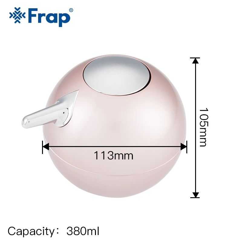 FRAP ванная комната Ручной портативный дозатор жидкого мыла для ванной комнаты балкон кухня белый и розовый без шума ABS диспенсер Y35042