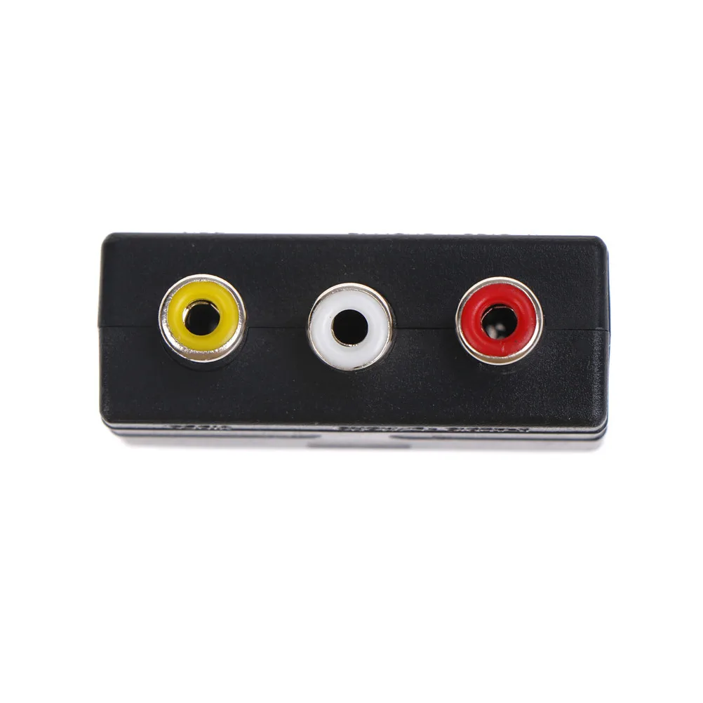 Scart To 3 RCA S-Video Adapter Composite RCA Phono Adaptor Converter AV TV Audio For Video DVD Recorder TV Television Projector