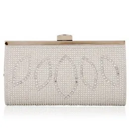 New Women Fashion Handbag Diy Pearl Diamond Wedding Day Clutches New Women Fashion Handbag Diy Pearl Diamond Wedding Day Clutches Purse Lady Party Dinner Bag Evening Bridal In From Luggage Bags
